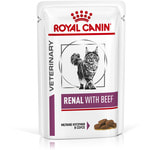 Влажный корм Royal canin RENAL C ГОВЯДИНОЙ пауч